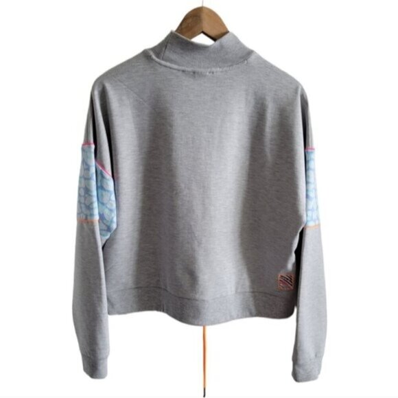 Puma x Sophia Webster Light Grey Heather Crewneck Sweatshirt Size M - Picture 2 of 8